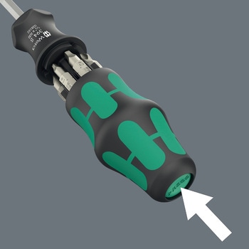 ビット収納型ロングドライバー Wera