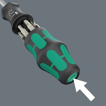 ビット収納型ロングドライバー Wera