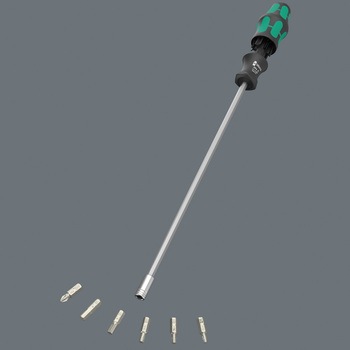 ビット収納型ロングドライバー Wera