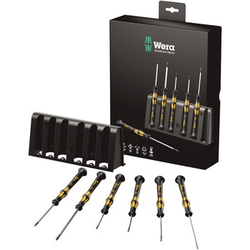 6本組ドライバー(精密用 ESD) Wera