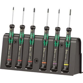 6本組ドライバー(精密用 ESD) Wera