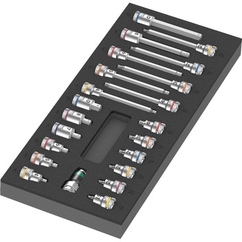 ウレタン入りビットソケットセット Wera