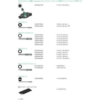 ブレードセット Wera