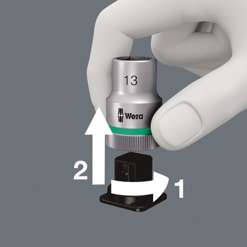 9点ソケットセット(ZYKLOP) Wera