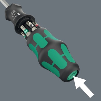 ビット収納型ロングドライバー Wera