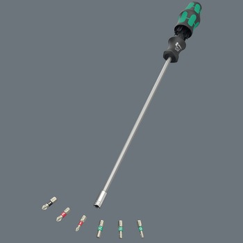 ビット収納型ロングドライバー Wera