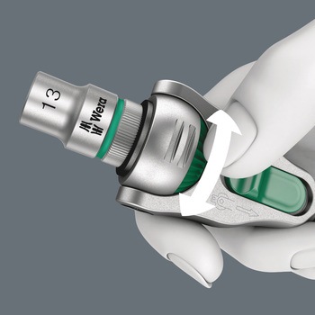 ラチェットハンドル(変角・ロッキング式) Wera