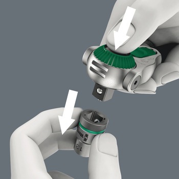 ラチェットハンドル(変角・ロッキング式) Wera