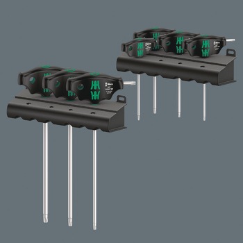 7本組T型レンチセット(ラック付) Wera