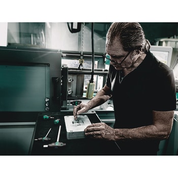 7本組T型レンチセット(メタルラック付) Wera