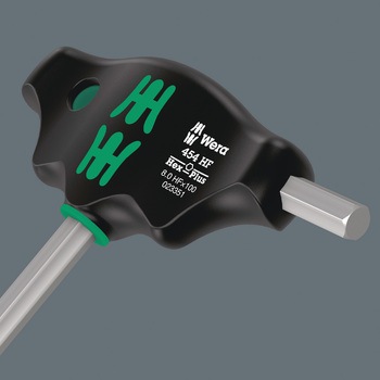 7本組T型レンチセット(メタルラック付) Wera