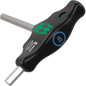 7本組T型レンチセット(ラック付) Wera