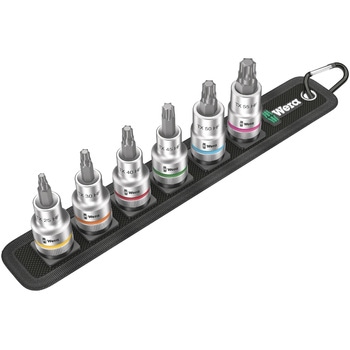 6本組ビットソケットセット Wera
