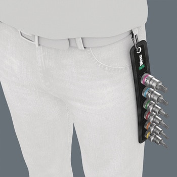 6本組ビットソケットセット Wera