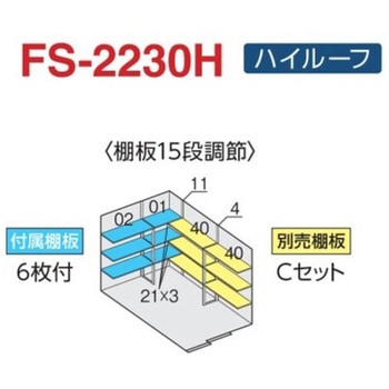 フォルタ オプション 別売棚 イナバ