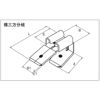 分岐用差込型接続端子 ニチフ