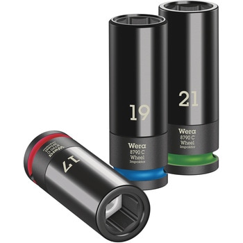 3本組ホイールナットソケットセット Wera