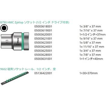 ソケットレンチセット Wera