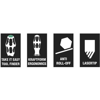 ドライバー(細軸) Wera