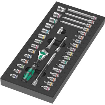 ウレタン入りソケットレンチセット Wera