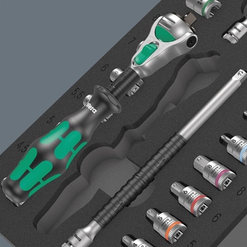 ウレタン入りソケットレンチセット Wera