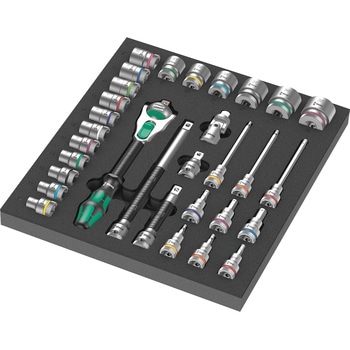 ウレタン入りソケットレンチセット Wera