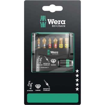 バイトーションダイヤモンドビットチェック Wera