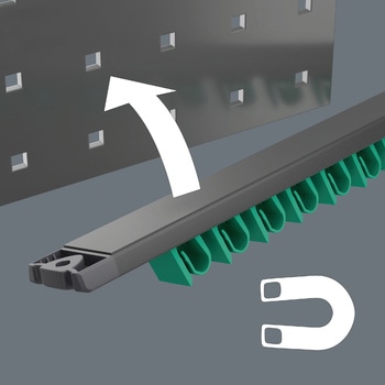 マグネットレール(スパナ用) Wera