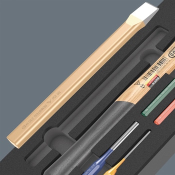 ウレタン入りストライキングツールセット - Wera