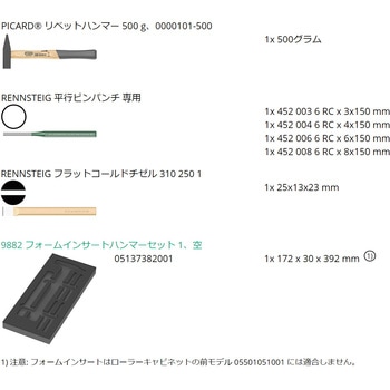 ウレタン入りストライキングツールセット - Wera