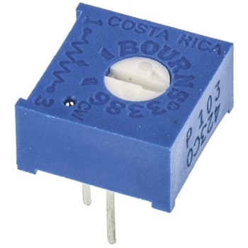 Bourns 半固定抵抗器(トリマポテンショメータ) 10kΩ スルーホール 1回転型 3386P-1-103LF - BOURNS