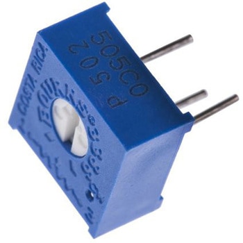 Bourns 半固定抵抗器(トリマポテンショメータ) 5kΩ スルーホール 1回転型 3386P-1-502LF BOURNS