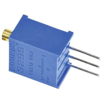 Bourns 半固定抵抗器(トリマポテンショメータ) 10kΩ スルーホール 25回転型 3299W-1-103LF BOURNS