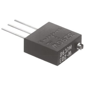 Bourns 半固定抵抗器(トリマポテンショメータ) 10kΩ スルーホール 25回転型 3290W-1-103 BOURNS