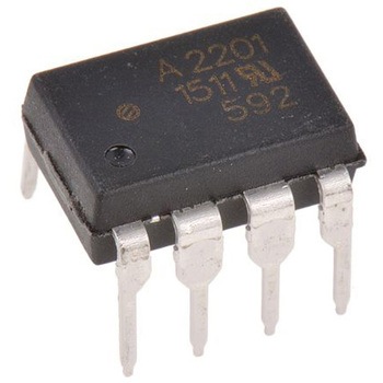 Broadcom (ブロードコム) フォトカプラ， スルーホール実装 チャンネル数：1， ロジックゲート出力， HCPL-2201-000E BROADCOM