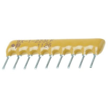 Bourns 抵抗アレイ， 22kΩ， 1.13W， ±2%， 素子数：8 BOURNS