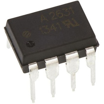 Broadcom (ブロードコム) フォトカプラ， スルーホール実装 チャンネル数：2， トランジスタ出力， HCPL-2631-000E BROADCOM