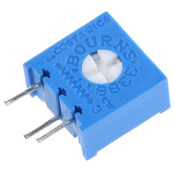 Bourns 半固定抵抗器(トリマポテンショメータ) 5kΩ スルーホール 1回転型 3386V-1-502LF BOURNS