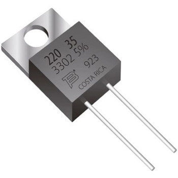 Bourns 厚膜 抵抗器 35W 1Ω ±5%， PWR220T-35-1R00J - BOURNS