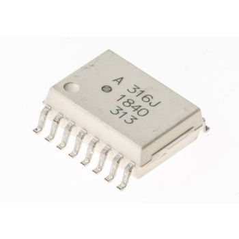 Broadcom (ブロードコム) フォトカプラ， 表面実装， BiCMOS / DMOS出力， HCPL-316J-000E BROADCOM