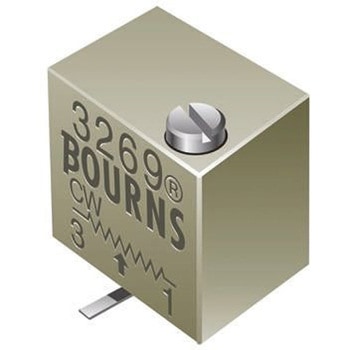 Bourns 半固定抵抗器(トリマポテンショメータ) 5kΩ 表面実装 12回転型 3269W-1-502GLF BOURNS