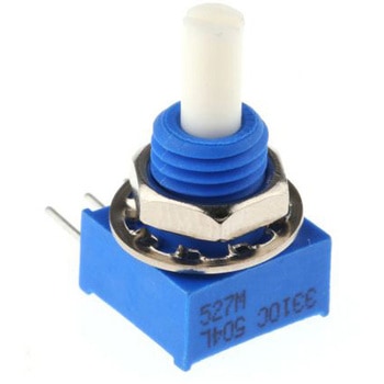 Bourns ポテンショメーター， 500kΩ， 0.25W BOURNS
