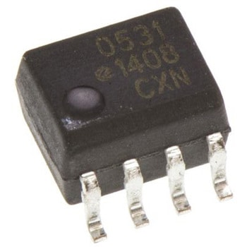 Broadcom (ブロードコム) フォトカプラ， 表面実装 チャンネル数：2， トランジスタ出力， HCPL-0531-000E BROADCOM