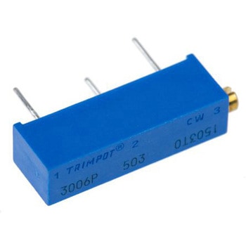 Bourns 半固定抵抗器(トリマポテンショメータ) 50kΩ スルーホール 15回転型 3006P-1-503LF BOURNS
