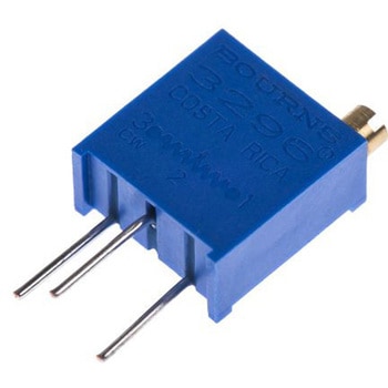 Bourns 半固定抵抗器(トリマポテンショメータ) 500Ω スルーホール 25回転型 3296Y-1-501LF BOURNS