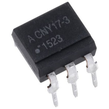 Broadcom (ブロードコム) フォトカプラ， スルーホール実装 チャンネル数：1， トランジスタ出力， CNY17-3-000E - BROADCOM