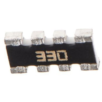 Bourns 抵抗アレイ， 33Ω， 0.25W， ±5%， 素子数：4 BOURNS
