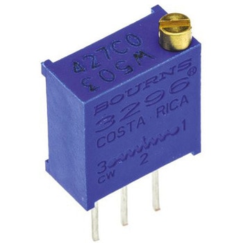 Bourns 半固定抵抗器(トリマポテンショメータ) 50kΩ スルーホール 25回転型 3296W-1-503LF BOURNS