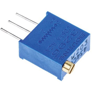 Bourns 半固定抵抗器(トリマポテンショメータ) 20kΩ スルーホール 25回転型 3296W-1-203LF BOURNS