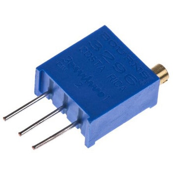 Bourns 半固定抵抗器(トリマポテンショメータ) 500kΩ スルーホール 25回転型 3296W-1-504LF BOURNS